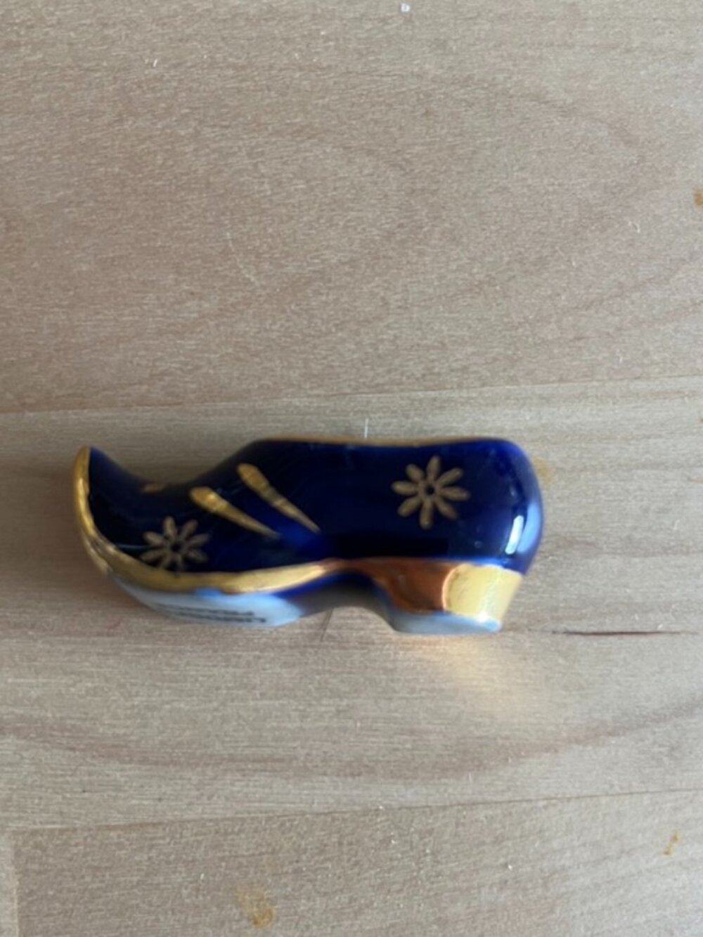 Limoges France Miniature Porcelain Shoe